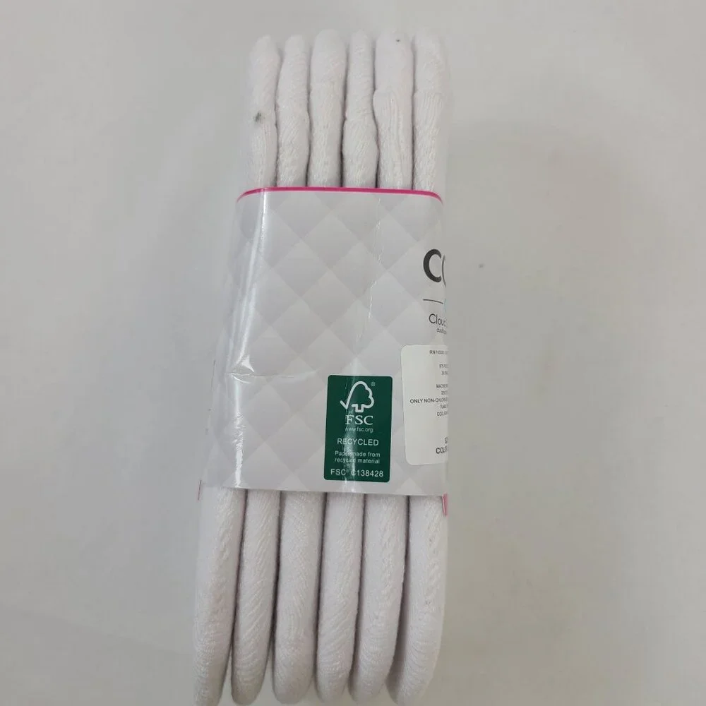 NWT Inner Comfort No Show Socks 6 Pairs Womens White Soft Cushion Sz S